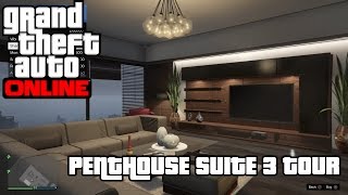 GTA 5 Online PS4  Eclipse Tower Penthouse Suite 3 Tour Sharp [upl. by Elfrida]