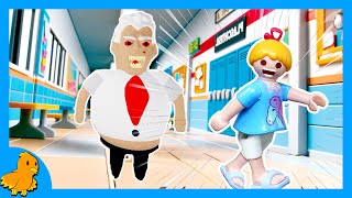 NEUER VERRÜCKTER LEHRER in der SCHULE😵🤨 Entkommt Hannah😄 Obby  Playmobil Familie Vogel Roblox [upl. by Chris]