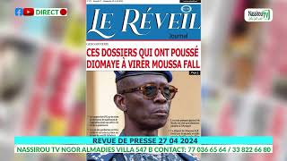 REVUE DE PRESSE 27 04 2024 [upl. by Cobb]