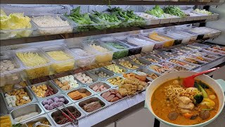 Noodle Shop In China  Hot Pot PickYourOwn Ingredients  Eating In Guangrao Shandong Province [upl. by Halbeib]