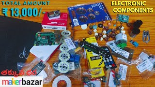 Unboxing Electronic Components in Telugu  Makerbazar [upl. by Belier]