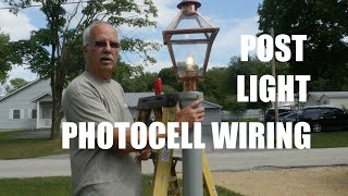 Post Light Photocell Wiring [upl. by Kavanaugh]