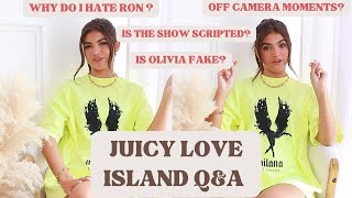 JUICY LOVE ISLAND QampA  EXCLUSIVE OFF CAMERA MOMENTS  SAMIE ELISHI [upl. by Burley333]