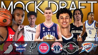 2024 NBA Mock Draft NBA FULL FIRST ROUND MOCK DRAFT  Utility Sports 2024 NBA Mock Draft [upl. by Acimak758]