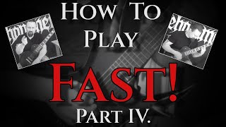 How to play fast  Part 4 Tremolo Picking Black Metal Guitar [upl. by Eimmis246]