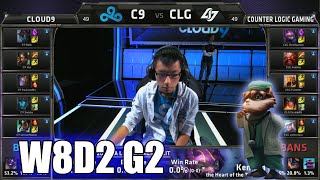 Cloud 9 vs CLG  S5 NA LCS Summer 2015 Week 8 Day 2  Cloud9 C9 vs CLG W8D2 G2 [upl. by Aratehs]