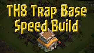 Clash of Clans  Base Build  Town Hall 8 Trap Base  TH8 [upl. by Swenson793]