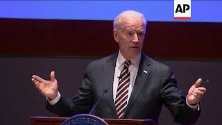 Joe Biden rallies Democrats for 2018 midterm elections [upl. by Biondo]