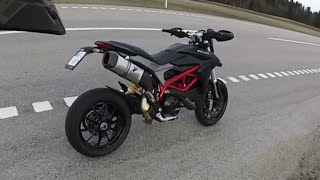 Ducati Hypermotard 821 Termignoni  0200 kmh [upl. by Gable466]