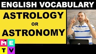 English Vocabulary  Astrology or Astronomy [upl. by Aracat556]