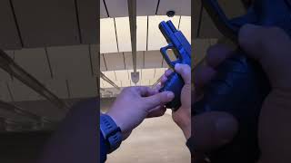 Glock 19 gen3 vs Paper target glock19 indoorshootingrange [upl. by Adnilrem]