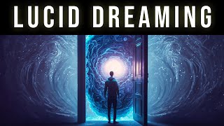 Enter The Dream Universe  Binaural Beats Sleep Music For Lucid Dreaming  Black Screen REM Hypnosis [upl. by Learsi134]