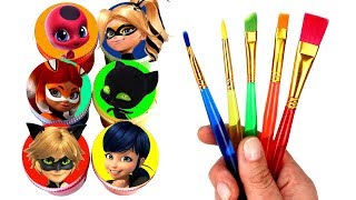 Miraculous Ladybug 2 Drawing amp Painting Rena Rouge Marinette Queen Bee Cat Noir Tikki Plagg Toys [upl. by Adaline]