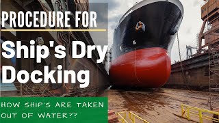 Dry Docking a Ship drydocking shiprepair maritime [upl. by Vivle]