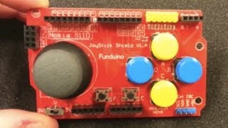 Funduino Joystick Shield Review [upl. by Nidnarb]