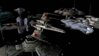 Star Wars XWing Alliance  Defend Shipyard Cinematographic style [upl. by Ramgad999]