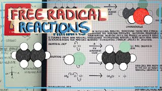 Free Radical Halogenation Reaction of Alkanes 3 Step Mechanism [upl. by Merce]