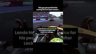 When Lando Norris is cautious about Charles Leclerc in Formula 1 [upl. by Eelyma]