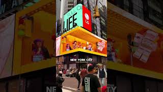 🔥 TIMES SQUARE NEW YORK CITY Stunning 3D Billboards in Manhattan NY USA  LEGO US nycstreets [upl. by Ruzich]