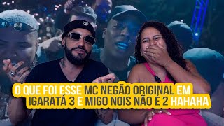 MEDLEY DE IGARATÁ 3  MIGO NOIS NÃO É 2  NA ATIVIDADE REACT 790 [upl. by Moran]