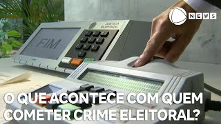 Entenda o que acontece com quem cometer crime eleitoral [upl. by Ruthe]