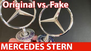 MercedesBenz Stern Emblem für die Motorhaube  Original Mercedes Stern vs Fake Stern  Unboxing [upl. by Sigismond]