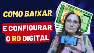 COMO BAIXAR E USAR O RG DIGITAL  Atualizado 2024 [upl. by Milurd]