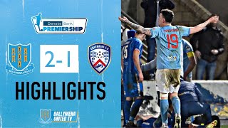 MATCH HIGHLIGHTS  Ballymena United 21 Coleraine  Danske Bank Premiership [upl. by Vaas397]