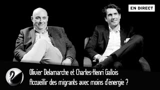 Accueillir des migrants avec moins dénergie  O Delamarche et CharlesHenri Gallois EN DIRECT [upl. by Liban]