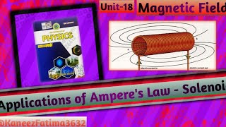 Applications of Amperes Law  Solenoid Class 12 Physics Magnetic Fields Unit18 [upl. by Tremayne619]