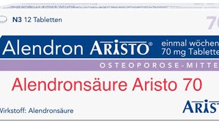 Alendronsäure 70 mg Tabletten Apotheker Beratung [upl. by Hillie]