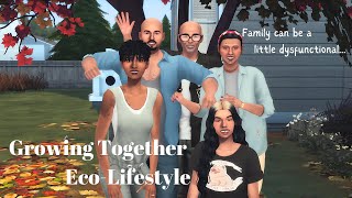 👨‍👩‍👧 Not So Picture Perfect Family  Growing Together x Eco Lifestyle EP 2 🌱  The Sims 4 🎮 [upl. by Helaina972]