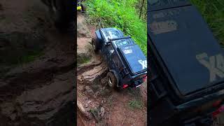 Do you climb mountains like this over there RC climbing climbing car forest trail crossing r [upl. by Ettezzus]