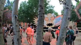 Psychedelic forest stage Hive Festival 2k23 hive [upl. by Nnaylrebmik]