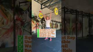 How to Thruster Efficiently  Thruster Efficiency Tips  CrossFit Thrusters [upl. by Elleinwad]