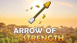 Arrow of Strength in Minecraft I How To Make Arrow of Strength Recipe [upl. by Tila898]