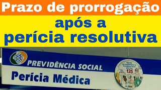 O AUXÍLIO DOENÇA PODE SER PRORROGADO POR QUANTO TEMPO APÓS A PERÍCIA RESOLUTIVA [upl. by Ellehcan]