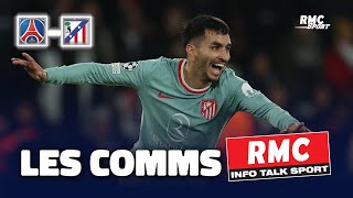 PSG 12 Atlético  Les comms RMC dune défaite qui va faire TRÈS MAL aux Parisiens [upl. by Shaefer]