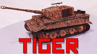 How To Properly Paint A Tiger Tank 28mm [upl. by Domineca]