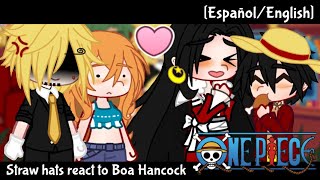 🌹•Straw hats react to Boa Hancock•🌹EspañolEnglish [upl. by Map]