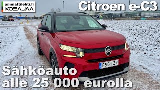 Citroën ëC3 – Täyssähköauto kaupunkiin [upl. by Hollinger]