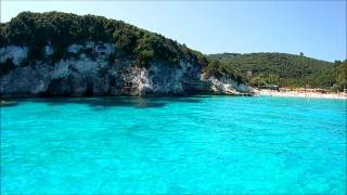 Voutoumi Paxoi Antipaxoi Beach Greece [upl. by Sukcirdor]