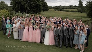 Sarah amp Ryans Story  Mythe Barn Wedding Video  Leicestershire Wedding Videographer amp Photographer [upl. by Anailuy]