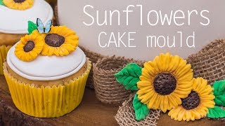 How To Use Our Sunflowers Cake Decorating Mould [upl. by Roselba509]