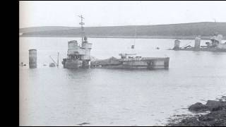 21st June 1919 The German fleet is scuttled at Scapa Flow [upl. by Eecram172]