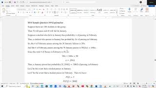 Actuarial SOA Exam P Sample Question 349 Solution [upl. by Rorrys448]