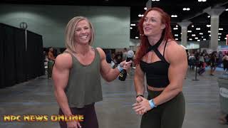 2019 LA FIT EXPO IFBB Womens Physique Pros Brooke Walker amp Katie Lee [upl. by Vincents]