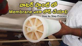 How to Install RO Membrane in 1000 LPH RO Plant [upl. by Spike524]