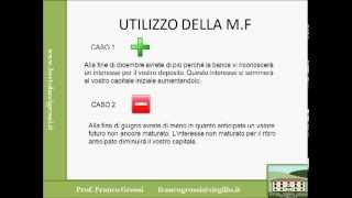 MATEMATICA FINANZIARIA LEZIONE 1 [upl. by Emearg]