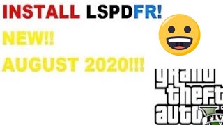 NEW How to Install LSPDFR 047 GTA 5  update patch August 2020 4K [upl. by Asum]